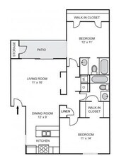 B1 2x2 371 floor plan